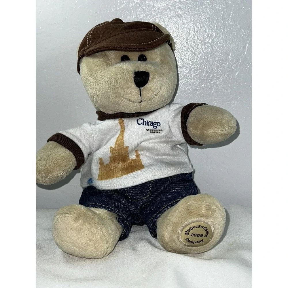 Starbucks Destination‎ Series 2009 Chicago Bearista Bear Teddy Bear Plush.